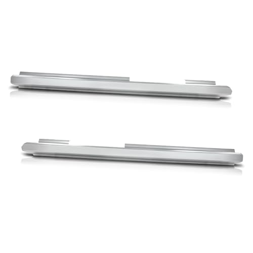 LQI Driver & Passenger Side Outer Rocker Panels Compatible with Jeep Liberty 4 Door 2002 2003 2004 2005 2006 2007 Gray