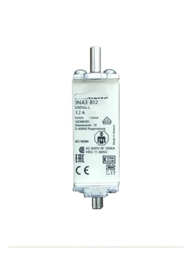 Fusible d'emballage de composants électroniques 3NA3812 cartouche de rechange pour parc industriel