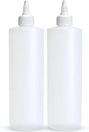 16 OZ Condiment Squeeze Bottles, 2 Pack