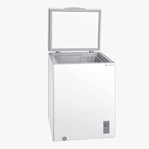EAS ELECTRIC SMART TECHNOLOGY | EMCF152 | Arcón Congelador 150 litros | Termostato regulable | Función botellero | Cesto desmontable | Fácil descongelación