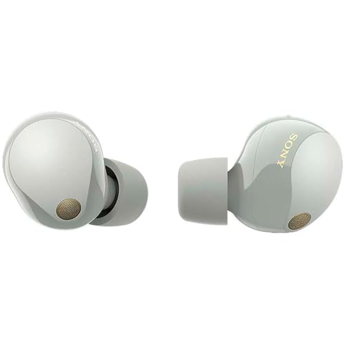 Image of SONY WF-1000XM5 The Best Noise Cancelling True Wireless Earbuds, Silver | with Alexa built in