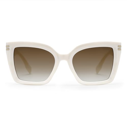 SOJOS Retro Oversized Polarized Cat Eye Sunglasses Womens Vintage Shades Trendy Stylish Sunnies SJ2291