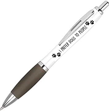 Funny Rude pens I prefer dogs to people Novelty Office Stationary PEN62