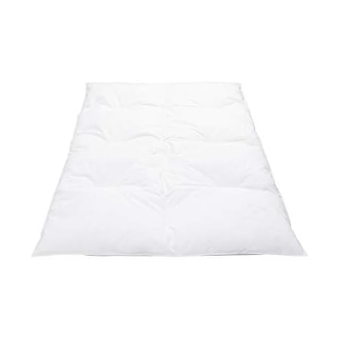 Böhmerwald 289601-10 - Edredón de plumón y plumas, 100 x 135 cm, cálido, blanco Cover