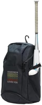 Someone In Minnesota Loves You State Retro Vintage Sport Backpack - 5