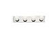 Kichler 624CH, Bath and Vanity Wall Vanity Lighting, 4 Light, 240 Total Watts, Chrome