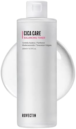 Rovectin Skin Essentials Cica Care Face Toner (260 ml) | Hydrating Anti-aging Toner for Sensitive & Acne Prone Skin | k beauty, korean skincare products