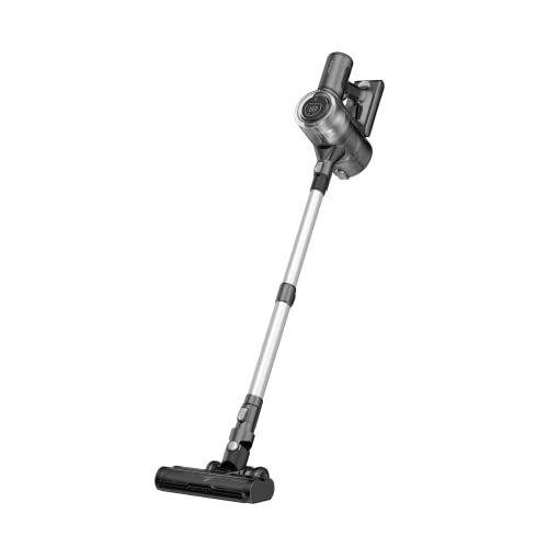 Proscenic P12 Akku Staubsauger kabellos,33KPa/120AW Saugkraft mit Vertect Light, Anti-Tangle-Rollenbürste,6 in 1 kabelloser Staubsauger bis zu 60 Min. Laufzeit