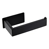 Inoxidable: Este portarrollos acero inoxidable baño está hecho de acero inoxidable SUS304 de primera calidad y se le agrega un contenido de Cromo/Níquel 18/8 para protegerlo contra la corrosión y el óxido, adecuado para ambientes húmedos como el baño y la cocina.