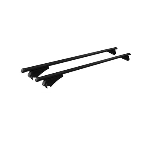 Barres de toit pour BMW X5 F15 F85 2014-2018 en aluminium noir