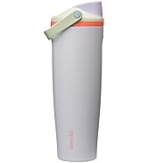 Owala FreeSip Sway Insulated Stainless Steel Water Bottle with Two-Way Spout, Built-In Straw and ...