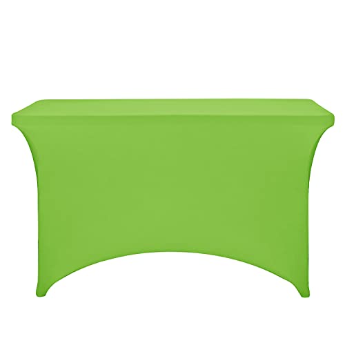LZY Spandex Fitted Stretch Table Cover for 4ft or 6ft or 8ft Folding Table, Rectangular Cocktail Tablecloth, Perfect for Party or Banquet by LZY - Image 2