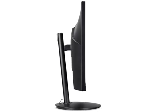 Image of Acer 24 inch FHD IPS Monitor with 1ms Response Time, AMD FreeSync, Anti-Glare, Built-in Speakers, 250 nits Brightness, VESA Mount (100mm), HDMI, VGA & Dockztorm USB Port Expander, Black Color