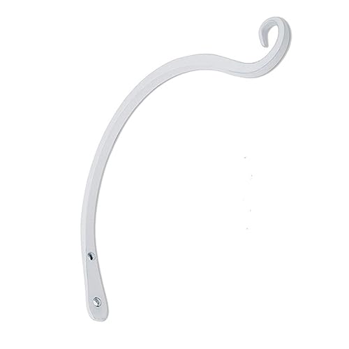 Amosfun Eisenhaken Wandhaken Blumenampelhalter Wandhalter Gartenhalterung Weiß Rostfrei Stabil Für Blumenkörbe Vogelkäfige Windspiele Indoor Outdoor