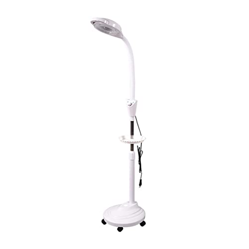 Lampe de broderie sans ombre à LED avec bras réglable 360 degrés et loupe intégrée