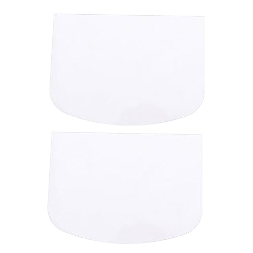 PRETYZOOM 2pcs Transparent Soft Plastic Cake Scraper Versatile Baking Tool for Cream and Pastry Smoothing Essential Kitchen Accessory for Cake Decorating and Baking