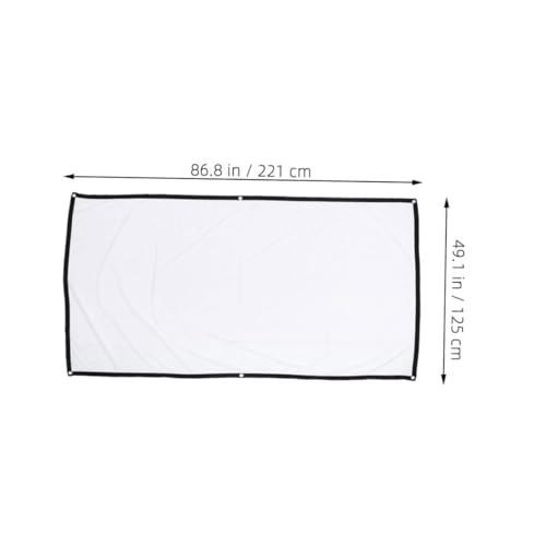 Pantalla portátil plegable para proyector de 100 pulgadas miniatura 2