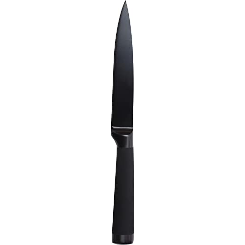 Bergner Black Blade Cuchillo Multiusos, Acero Inoxidable, Negro