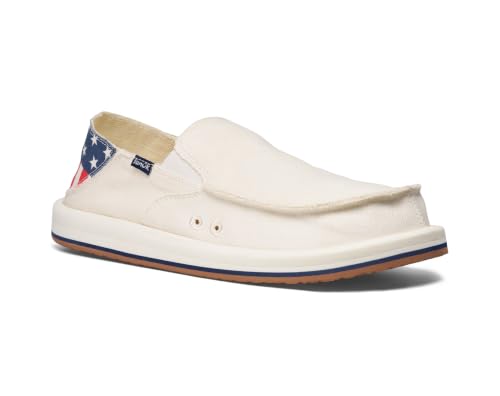 Image of Sanuk Donny Mens Loafers - Slip On Shoes with Memory Foam Footbed