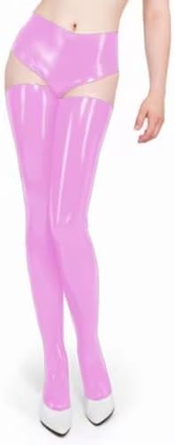 Cosplay Women Leather Stockings Set Plus Size Sets S-7XL,Pink,6XL
