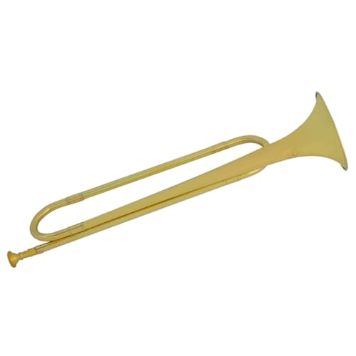 Abaodam Sturdy Brass Trumpet in b Flat for Teenagers Beginner Instrument Comfortable Plaything