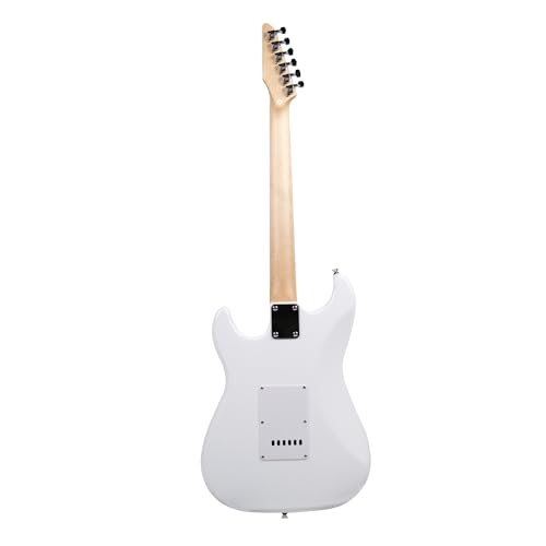 Image of Magna Electric guitar ST20M Stratway gossy finish White - Maple includes 12MM Padded Bag