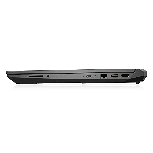 Image of HP Pavilion Gaming Laptop 15.6 Inch FHD IPS 144Hz Display, AMD Ryzen 5-5600H, 16GB DDR4 RAM, 512GB SSD, NVIDIA GeForce RTX 3050 4GB, No Operating System, QWERTZ Keyboard, Black /Green
