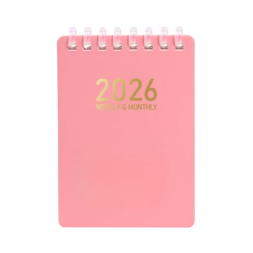 手帳 2026年 カレンダー 手帳 ポケットサイズ ポケットサイズ 簡単整理 使いやすい 11.1x7.6x0.9cm 個人使用に最適