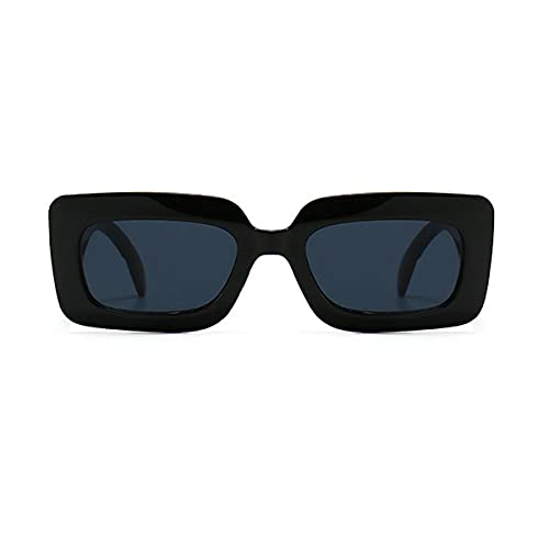 Image of laureles /Square Snakeskin Pattern Rectangle Sunglasses Men Women Vintage Fluorescent Green Shade Glasses