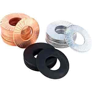 JEGS Valve Spring Shim Kit | 1.437” OD / 0.645” ID | Made In USA | Includes 3 Sets Of 16 Shims