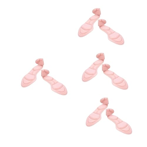 足底筋膜炎用インソール4組 目に見えないヒールクッション ヒールインサート バックヒールインソール フットインソール バックヒールパッド 靴用滑り止めヒールグリップ ハイヒールカップ スポンジクッション/767 (Color : Pinkx4pcs, Si