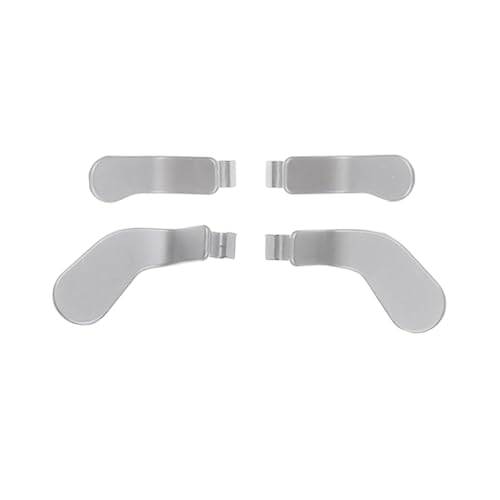 LiXiongBao 4 Paddle per Controller Elite per Xbox Elite Controller Series 2, Paddle Metallici Intercambiabili e Blocchi per Grilletto di Ricambio per Xbox Elite Series 2 Core (Argento)
