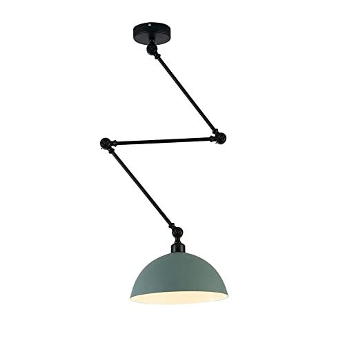 Suspension industrielle 3 plafonniers pliants pour éclairage de bureau et lieu de travail