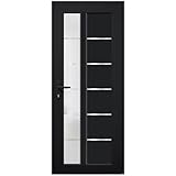 VDOMDOORS Front Exterior Prehung Fiberglass Door Frosted Glass