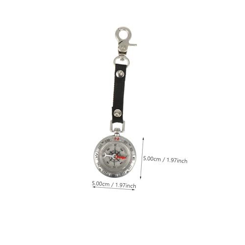 Brújula de bolsillo Zerodeko de aleación de zinc miniatura 2