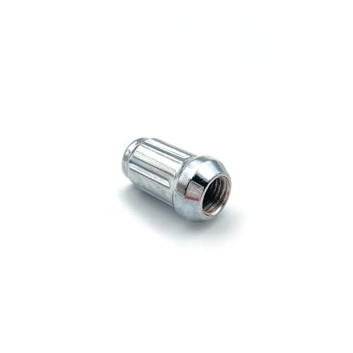 Image of M12x1.5 Chrome Spline Lug Nuts, 20pcs Chrome Closed End Lug Nuts - Compatible with 2006-2019 Ford Fusion, 2000-2019 Ford Focus, 2001-2019 Ford Escape Aftermarket Wheel
