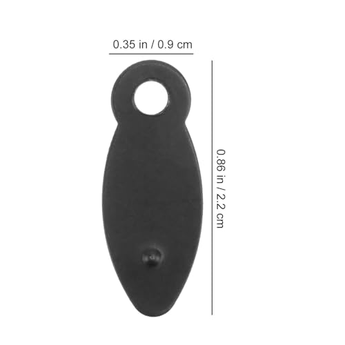 Image of Picture Frame Backing Clips 500 Pcs Photo Frame Back Panel Buckle Fixing Clips Black Hardware Frames Picture Accessories Long Service Life for Hanging Pictures