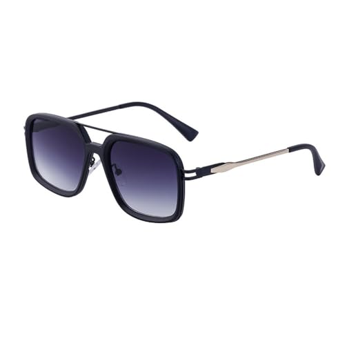 Lunettes de soleil carrées pour hommes contre l'éblouissement en plein air