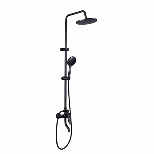 X-XONIER Ss Shower Set 3 In 1 Nobe Matt Finish Shower Panel With Head Shower&Hand Shower And Tub Spout Black Pack Of 1 (B0D73P7K1P) Amazon Price History, Amazon Price Tracker