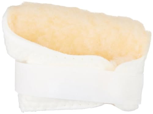 Rolyan Palm Protectors for Right Hand, Pack of 3 Right Handed Gloves for Finger Contracture Prevention, Comfortable Hand Cushion with Soft Sherpa Lining and Palm Pad to Prevent Hand Contractures