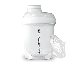 Amityunion SHK-MINI Eiweiß Shaker Deluxe Weiß 400ml
