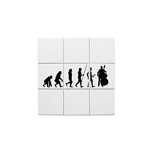 Carreaux céramique contrebasse dans votre salon de musicien passionné
