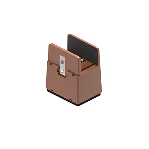 Elevadores para patas de muebles y sillas Y en color marrón con ajuste de 10-37 mm 5