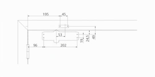 Miniatura 6 de Tesa Dc120 Dc120-Ev1- Cierrapuertas, En 4, Para Puertas Hasta 80 Kg, Brazo Articulado, Apto Para Puertas Cortafuegos, Acabado Plata Ev1, Instalación En Superficie, Control De Cierre Regulable