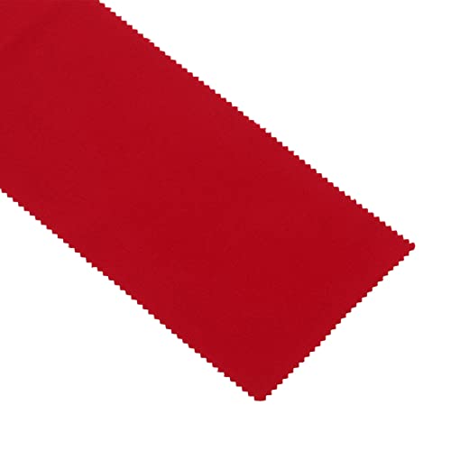 BigKing Schützende Klavierabdeckung, Tastaturabdeckung, Stoff, Staub, Schmutz, Kratzfest, Abriebfest, aus Reiner Baumwolle, waschbar, Klaviertastatur-Staub(rot)