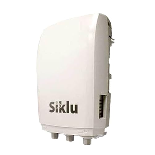 Siklu MH-T200-CNN-POE-MWB MultiHaul TU 90° Base Rate 100Mbps Upgradable to 1000Mbps 1 RJ-45 MK and PoE Injector Included, IP-65, White; Up to 8 Terminal Units, TU or cTU, Per Each BU