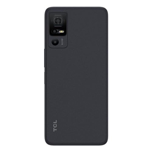 TCL 40 NXTPAPER 5G - Smartphone 5G de 6.6' Mayor Confort Ocular (Pantalla 90Hz, 12GB (6+6) - 256GB, Ampliable MicroSD, Dual SIM, Cámara 50MP, Batería 5000mAh, Android 13.) Startlight Black