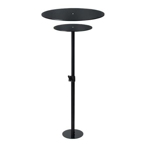 Elevador de maceta, soporte de inserción de altura ajustable, elevador de plantas de 17 a 31 pulgadas, soporte de columna alta para uso en interiores, exteriores, patio, porche, balcón, mesa, esquina