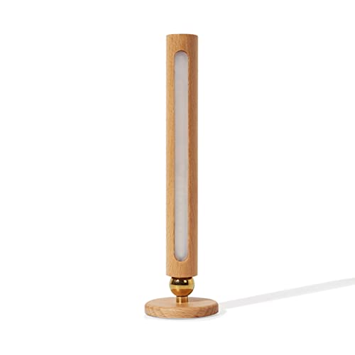 Aosbset LED-Wandleuchten, Holz Smart 360 Grad drehbare Wandbeleuchtung Magnetische Verbindung Holz-Nachtlicht drehbar stufenlos dimmbar USB aufladbar für Flur Treppen Hotels Nachtleben R Cover