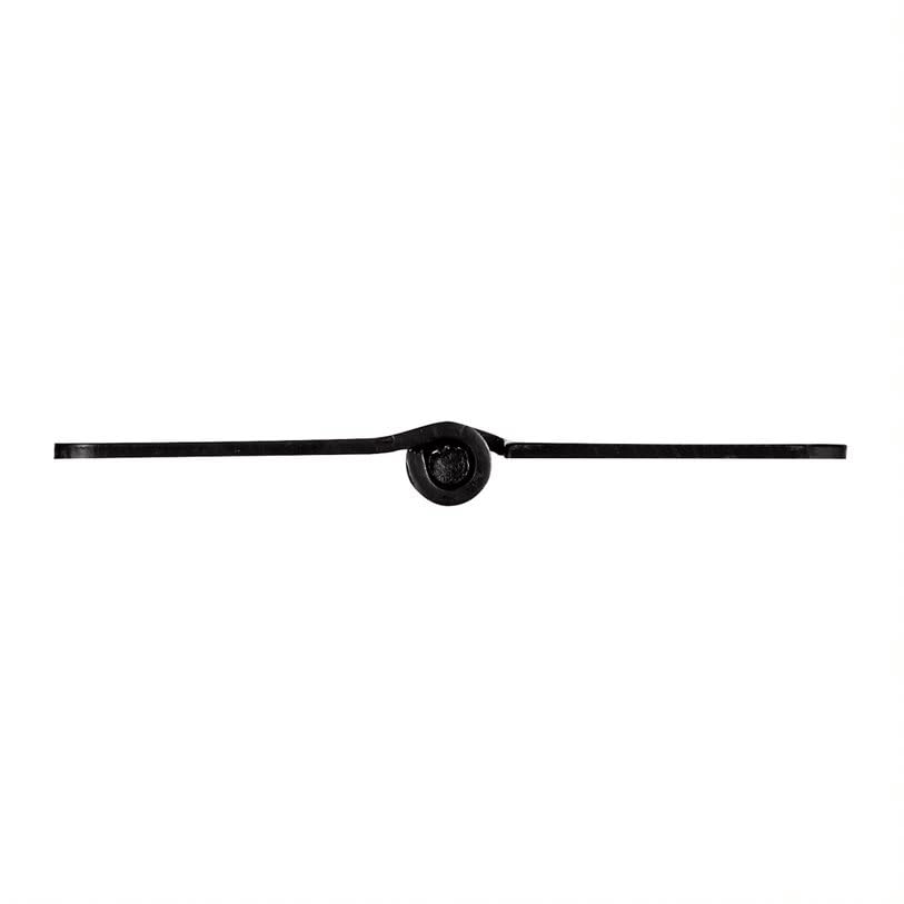 Door Hinges for Interior Doors 6-Pack 4-inch x 4-inch, Rounded 1/4-inch Radius Steel Door Hinge, Matte Black - Image 3